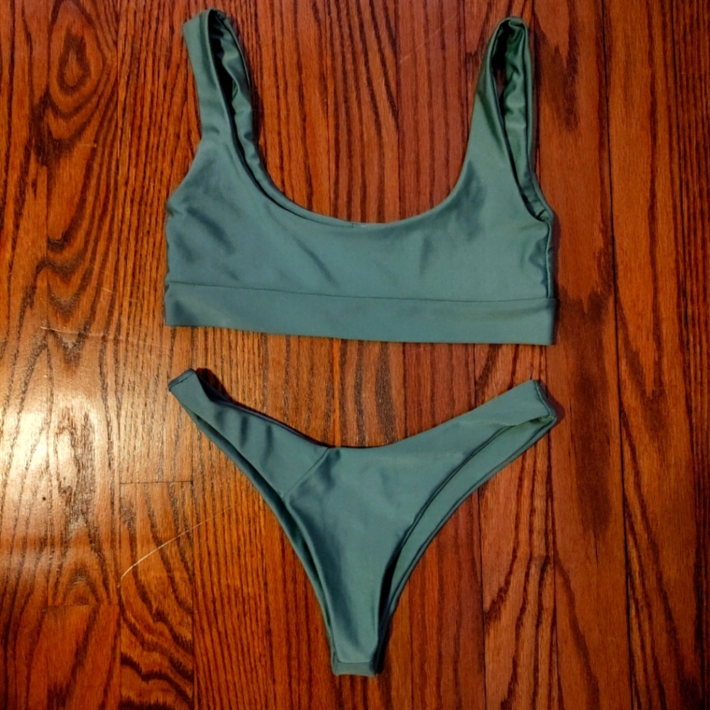 Two piece bathing suit